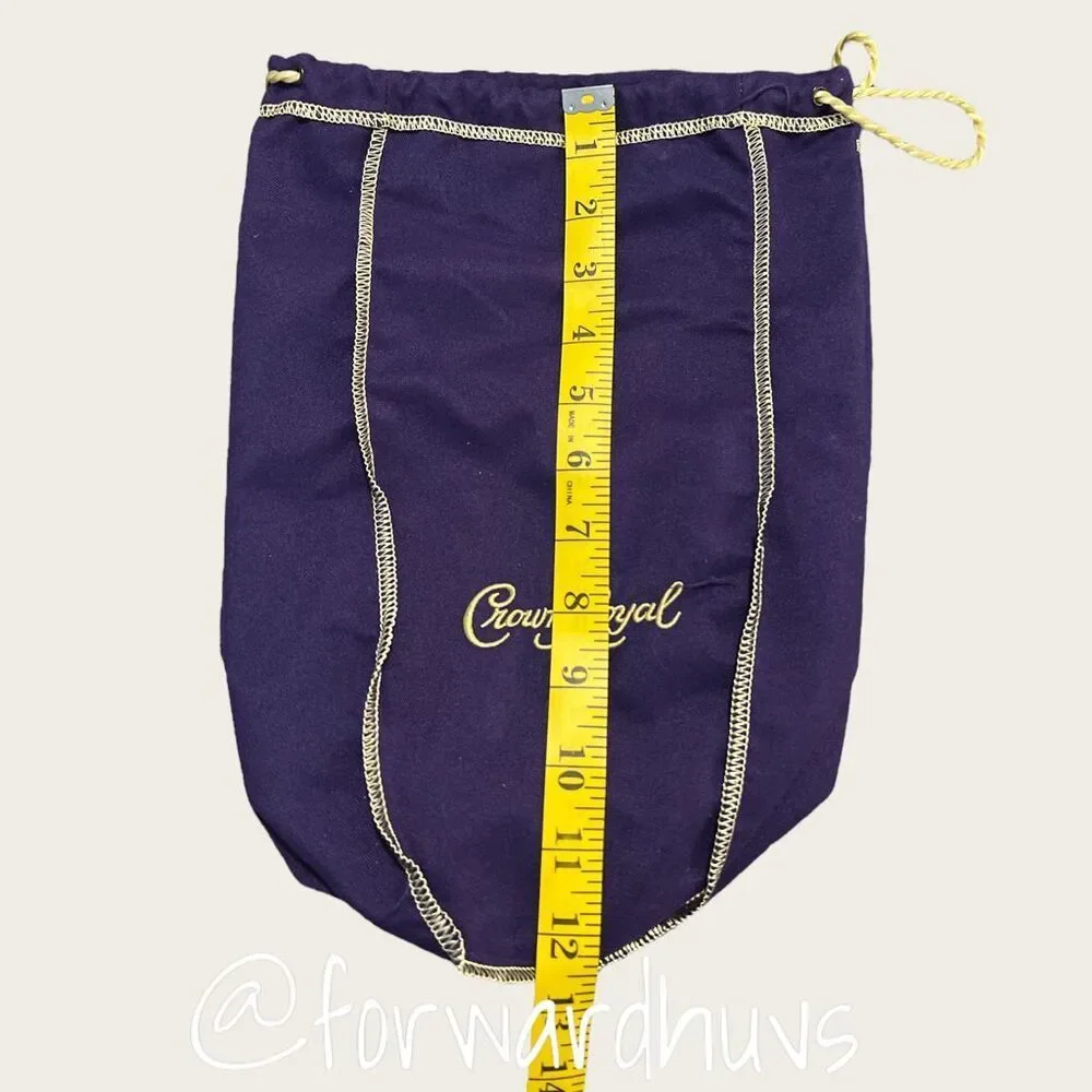 Crown Royal Bags (2) Purple and Gold